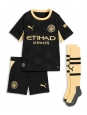 Otroške Nogometnih dresov Manchester City Abdukodir Khusanov #45 Gostujoči 2026-27 Kratki rokavi (+ hlače)